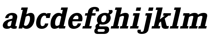 KingsbridgeExSb-Italic Font LOWERCASE