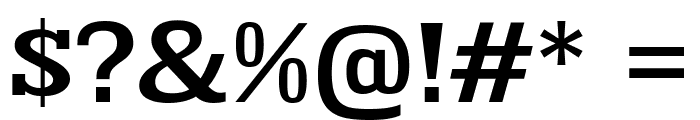KingsbridgeExSb-Regular Font OTHER CHARS