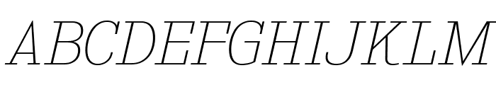 KingsbridgeExUl-Italic Font UPPERCASE