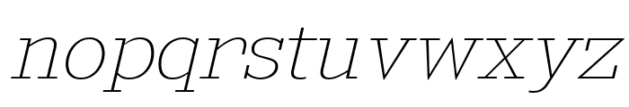KingsbridgeExUl-Italic Font LOWERCASE