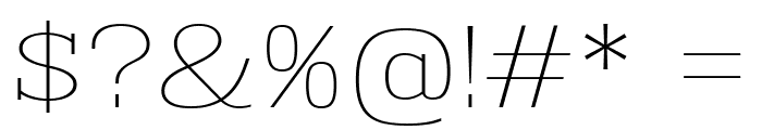 KingsbridgeExUl-Regular Font OTHER CHARS