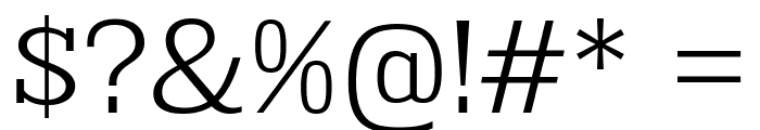 KingsbridgeLt-Regular Font OTHER CHARS