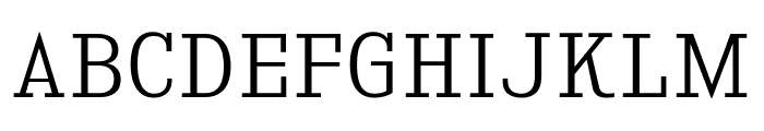 KingsbridgeLt-Regular Font UPPERCASE