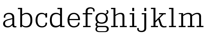 KingsbridgeLt-Regular Font LOWERCASE