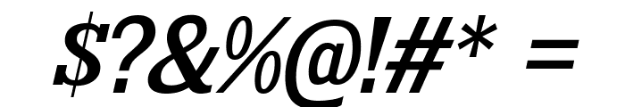 KingsbridgeRg-Italic Font OTHER CHARS