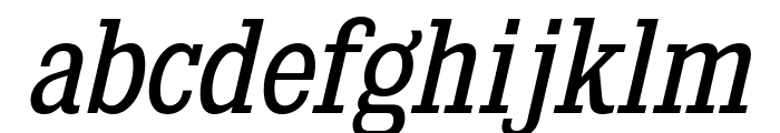 KingsbridgeScBk-Italic Font LOWERCASE