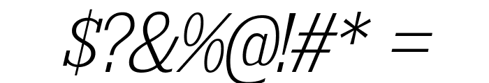 KingsbridgeScEl-Italic Font OTHER CHARS