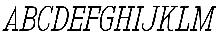 KingsbridgeScEl-Italic Font UPPERCASE