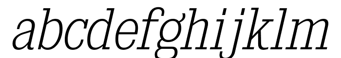 KingsbridgeScEl-Italic Font LOWERCASE