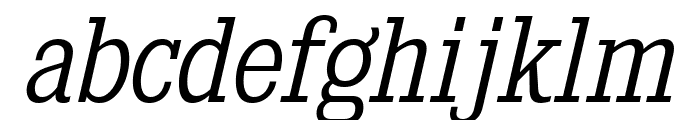 KingsbridgeScLt-Italic Font LOWERCASE