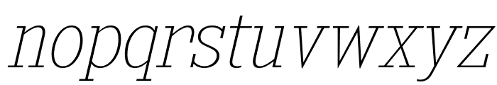 KingsbridgeScUl-Italic Font LOWERCASE