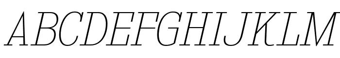 KingsbridgeUl-Italic Font UPPERCASE