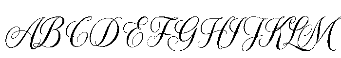 Kingsguard Calligraphy PERSONA Regular Font UPPERCASE