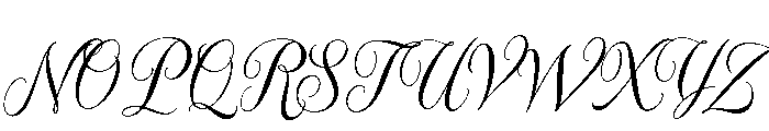 Kingsguard Calligraphy PERSONA Regular Font UPPERCASE
