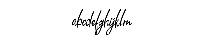 Kingsoil Script Font LOWERCASE