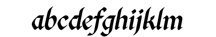 Kingthings Calligraphica Italic Font LOWERCASE