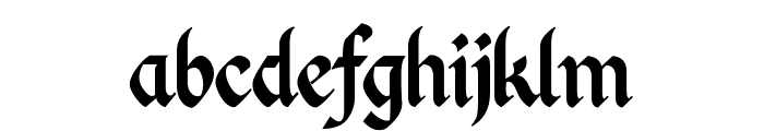 Kingthings Calligraphica Font LOWERCASE