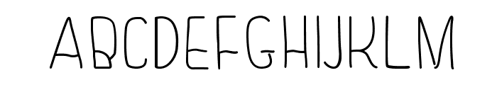Kinoko-Regular Font UPPERCASE