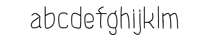 Kinoko-Regular Font LOWERCASE