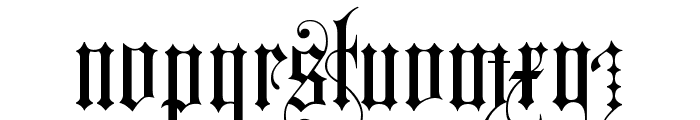 Kirchen-Gotisch Font LOWERCASE