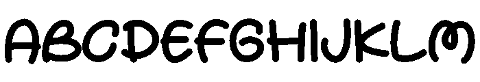 Kiriko Font UPPERCASE