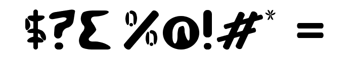 Kismet UltraBlack Font OTHER CHARS