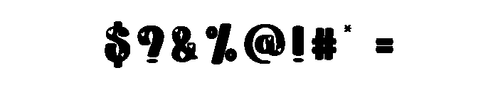 Kiss Love Font OTHER CHARS