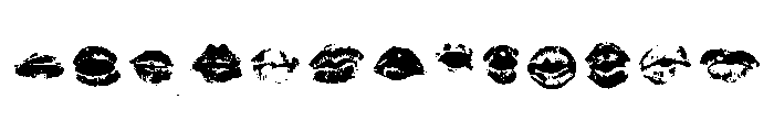 Kisstell Regular Font LOWERCASE