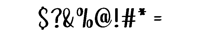 Kitchen Cabinet Font OTHER CHARS