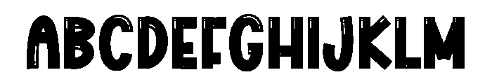 Kitchen1 Font UPPERCASE