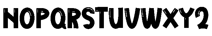 Kitchen1 Font UPPERCASE