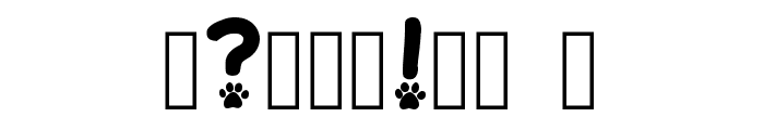 Kitten Paws Regular Font OTHER CHARS