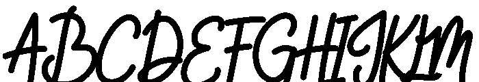Kitten Paws Rounded Script Font UPPERCASE