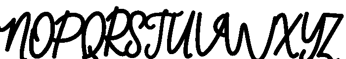 Kitten Paws Rounded Script Font UPPERCASE