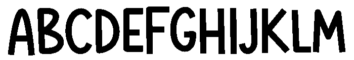 Kitten Paws Font UPPERCASE