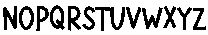 Kitten Paws Font UPPERCASE