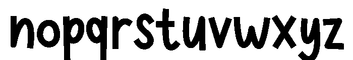 Kitten Paws Font LOWERCASE