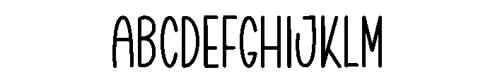 Kitten Font UPPERCASE