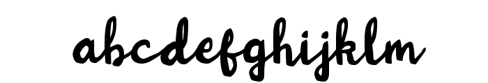 KittenDaysFree-Regular Font LOWERCASE