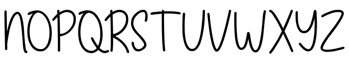 Kittenblue Font UPPERCASE