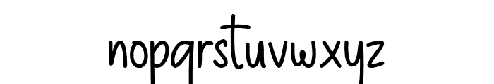 Kittenblue Font LOWERCASE