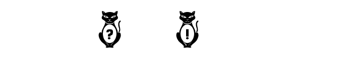 Kitties Regular Font OTHER CHARS