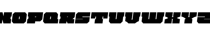 Kittrick Expanded Semi-Italic Font LOWERCASE