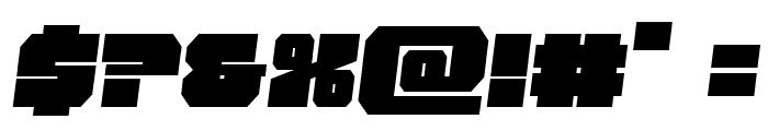 Kittrick Semi-Italic Font OTHER CHARS