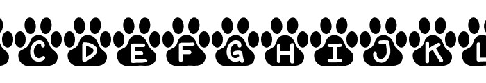 Kitty Paw Demo Font UPPERCASE