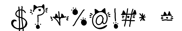 Kitty face Font OTHER CHARS