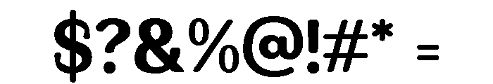 Kitward Demo Font OTHER CHARS