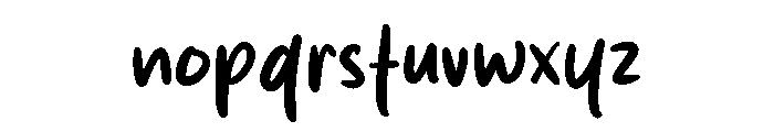 Kiwi Fruit Font LOWERCASE