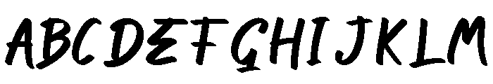 Kiyomasa Font UPPERCASE