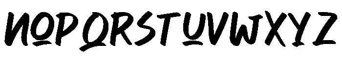 Kiyomasa Font LOWERCASE